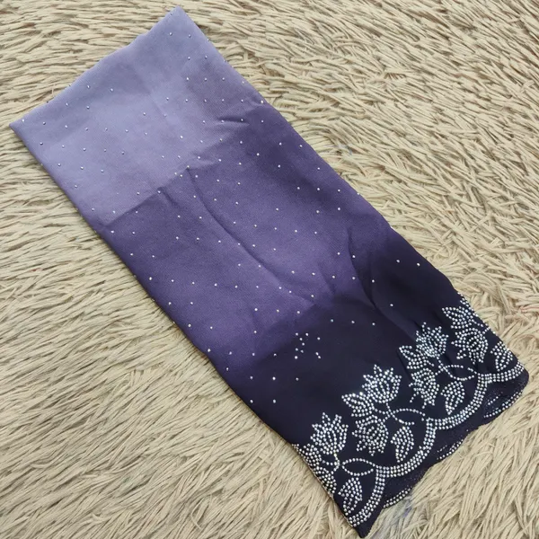 Chiffon  stonework Hijab | HJ01